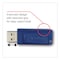 Verbatim Classic USB 2.0 Flash Drive, 8 GB, Blue, PK5 99121 - alternate 2